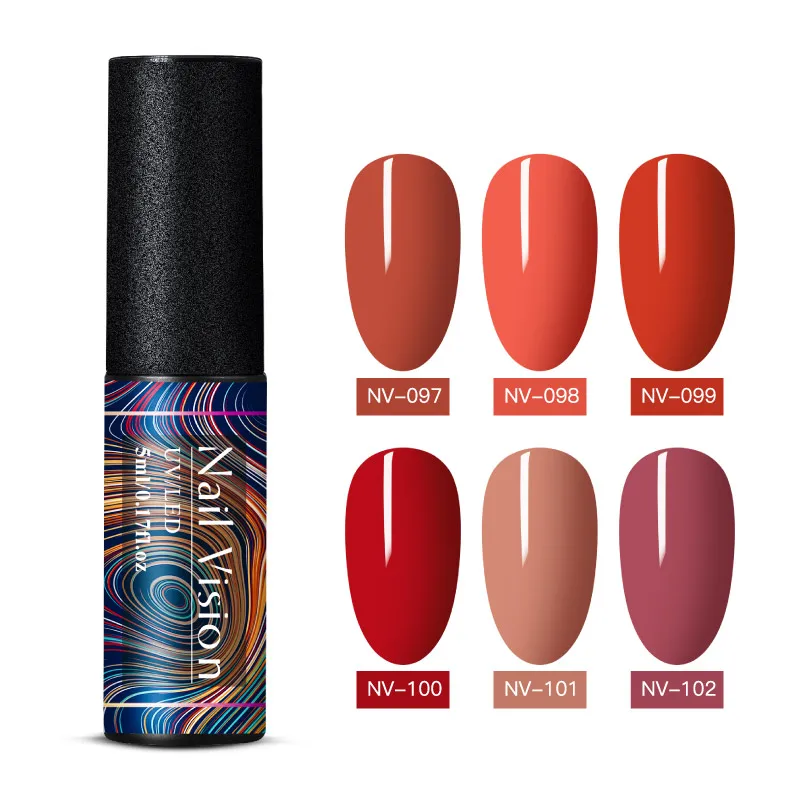 ZH08820 Nail Vision 5 мл Цветной Гель-лак набор для ногтей Гибридный Гель-лак Полупостоянный впитывающий УФ Гель-лак для ногтей DIY Дизайн ногтей Гель-лак - Цвет: ZH08820