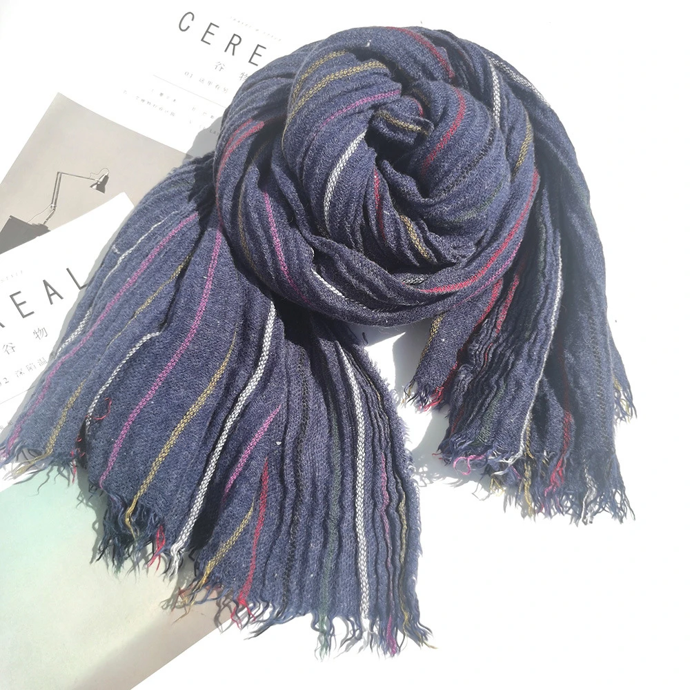 Bufandas de lana de para hombre, accesorios cálidos, largos, a moda, otoño e invierno, novedad|Bufandas de - AliExpress