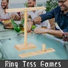 Adult Table Games Wooden Ring Toss Game Drinking Game Toy Toss Hook Board Montessori Toys For Children Adults Party Brain Game 3