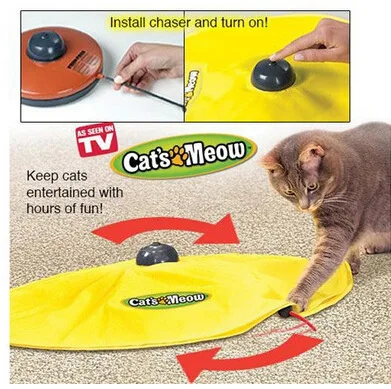 

Cat's Meow Interactive Electronic Toy Moving Mouse for Cat Toy Play for Cat Kitty Funny As Seen on TV Toys