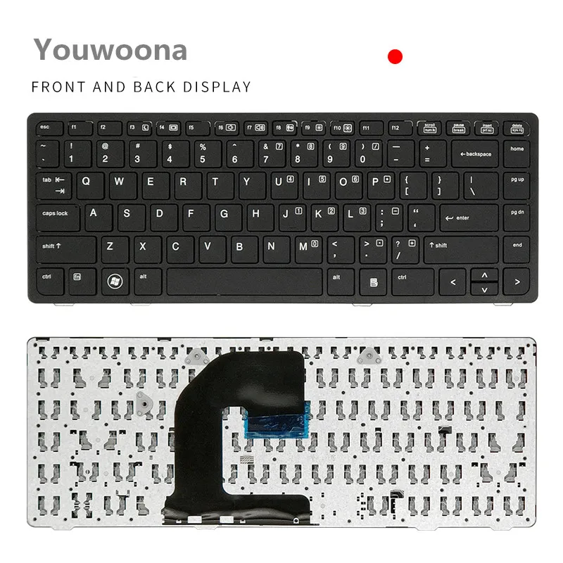 Nuova Tastiera Per Laptop Per Hp Elitebook 8460P 8460W 8470P 8470W 6460B 6470B Hstnn-L90C