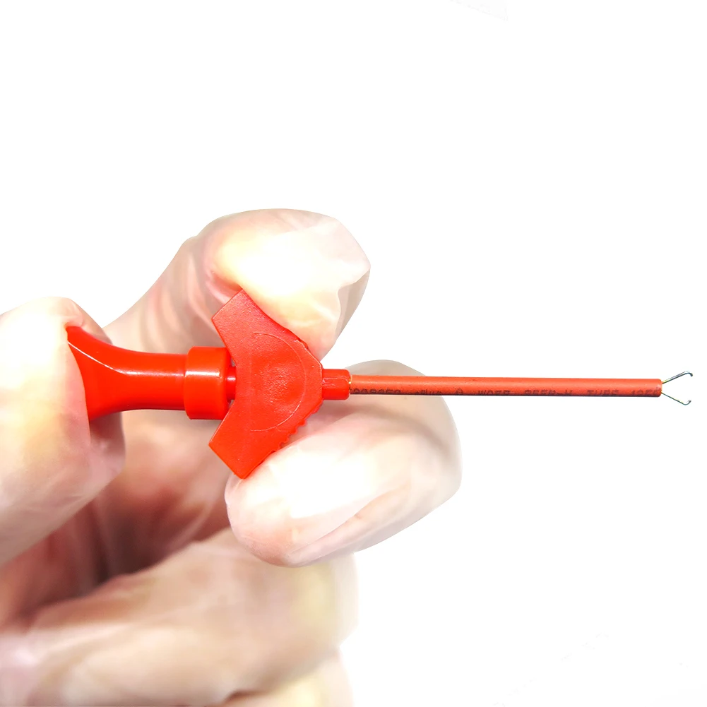 Анализатор тест крюк клип Тест ing Mini Grabber Перемычка логический зонд аксессуары 10 шт