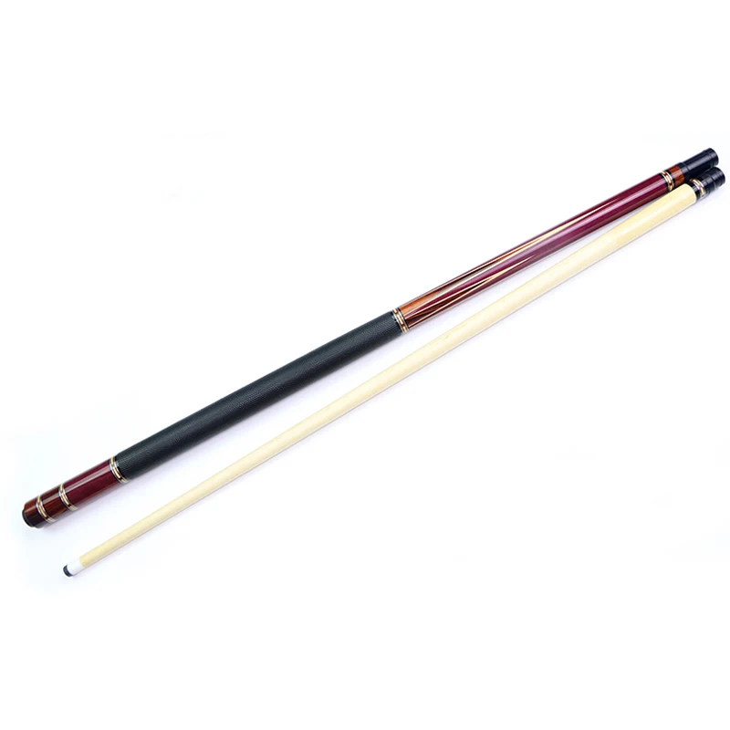 Red POINOS Handmade Rosewood Manual Flower tacos de billar pool Stick 12.75mm Tip with Pool Cue Case Set China - Цвет: Red