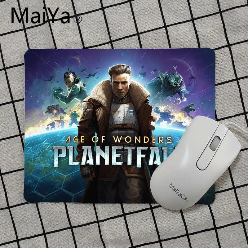 Maiya высокое качество возраст чудеса Planetfall компьютерные игровые коврики для мыши Лидер продаж подставка под руку мышь - Цвет: No Lock Edge25x29cm