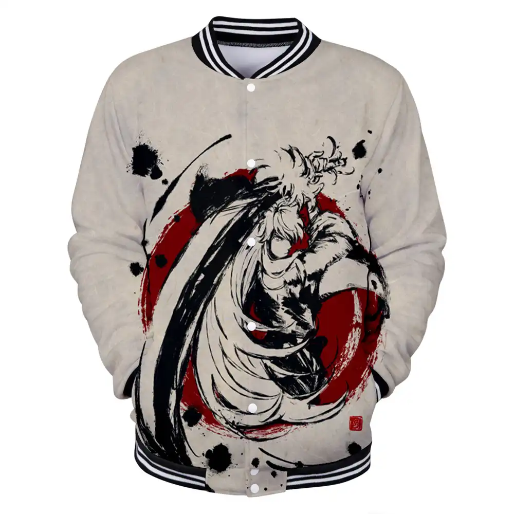 inuyasha jacket winter baseball uniform coat unisex