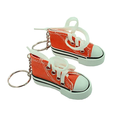 Electric vehicle foot support Bicycle foot support Motorcycle foot support Side Kickstand Stand Mini shoes Shoe key chain Orange-2