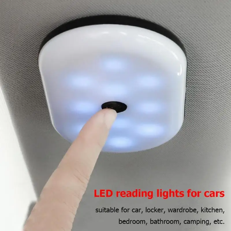 Универсальный USB Перезаряжаемый Свет автомобиля для помещений светодиодный светильник для чтения