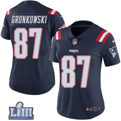 Women Женщины Новая Англия Том Брэди Патриоты Super Bowl LIII Bound Pink jersey - Цвет: Women