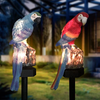 

Solar Powered Garden Light Outdoor Waterproof Parrot Led Fairy Light Lawn Lamp Garden Decor Landscape Night Animal Shape Lamp DH
