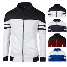 Мужские осенне-зимние мужские повседневные куртки с ремешками, модная плюшевая спортивная одежда, повседневный мужской пуловер с длинными рукавами в стиле пэчворк