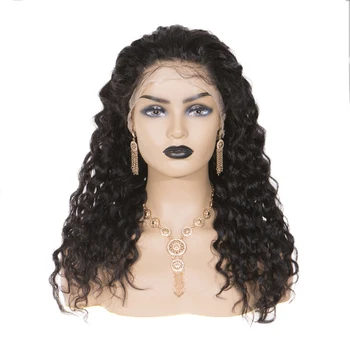 

Sevengirls Brazilian Remy Water Wave Lace Front Human Hair Wigs Front Lace Wigs With Baby Hair 13x4 PrePlucked Natural Hairline