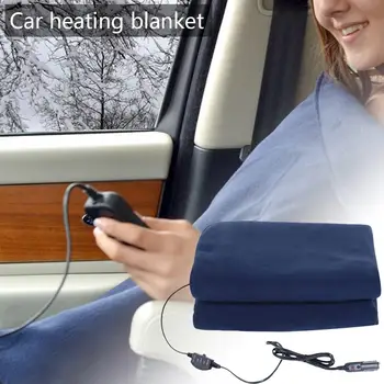 

145x100cm Car Electric Heating Blanket 12v Auto Travel Heating Blanket 3 Levels Position Control Room For Cold Weather