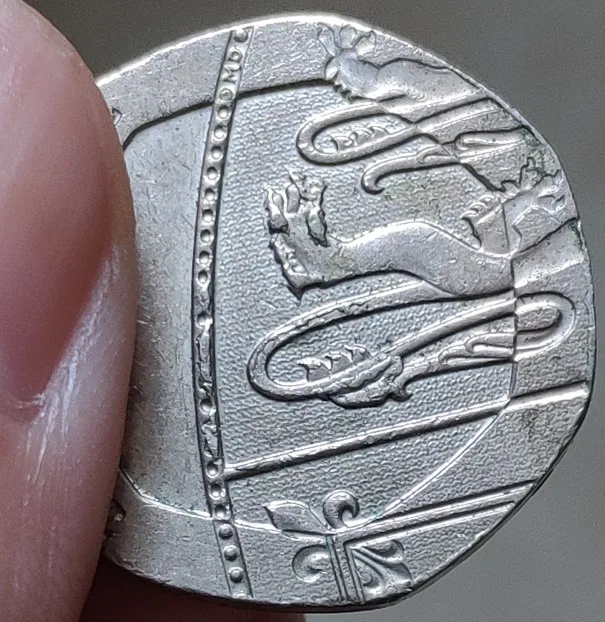 21 мм Британия, настоящая монета, оригинальная коллекция