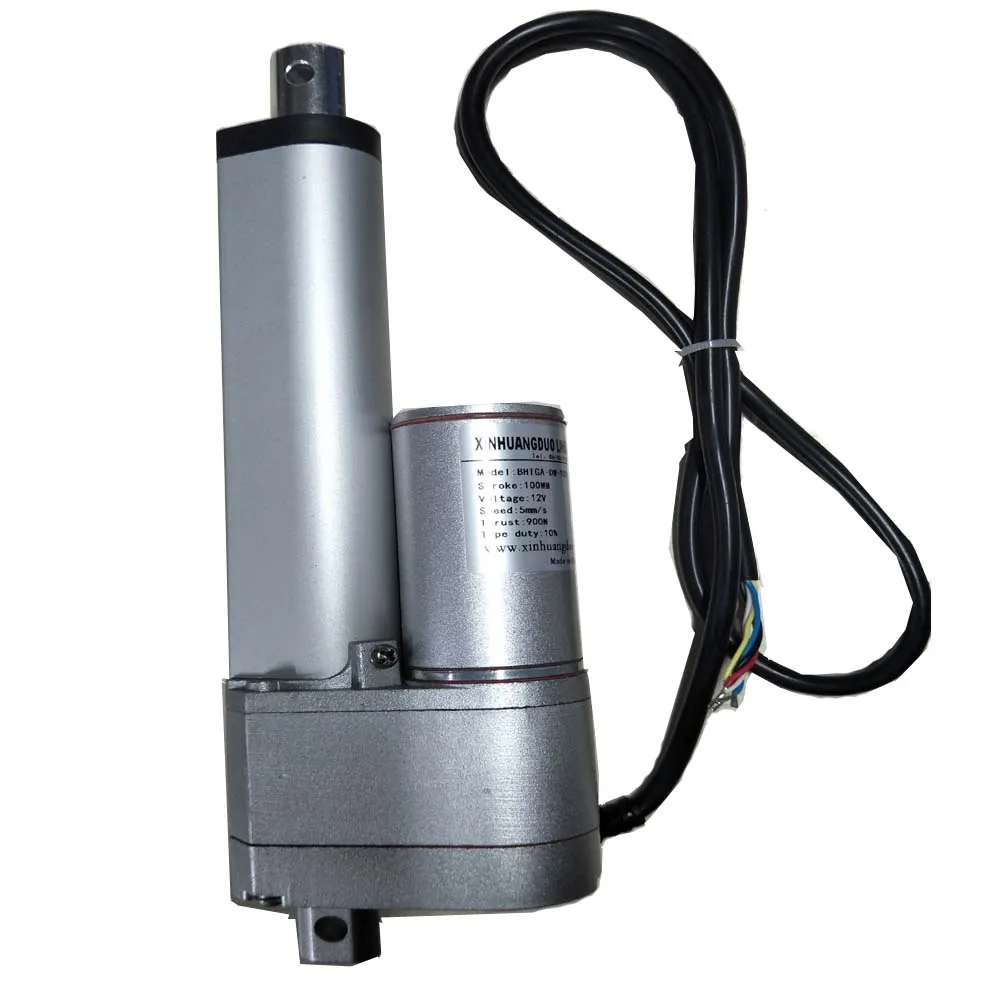 

12/24V DC 300mm Stroke Max Thrust 900N Linear Actuator With Potentiometer and Feedback for Multifunctional Bed or Lift Table