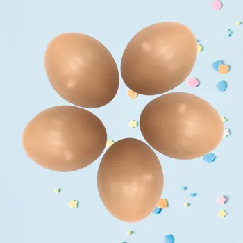 

16pcs Plastic Chicken Eggs Lifelike Artifical Eggs for Painting Graffiti Practice