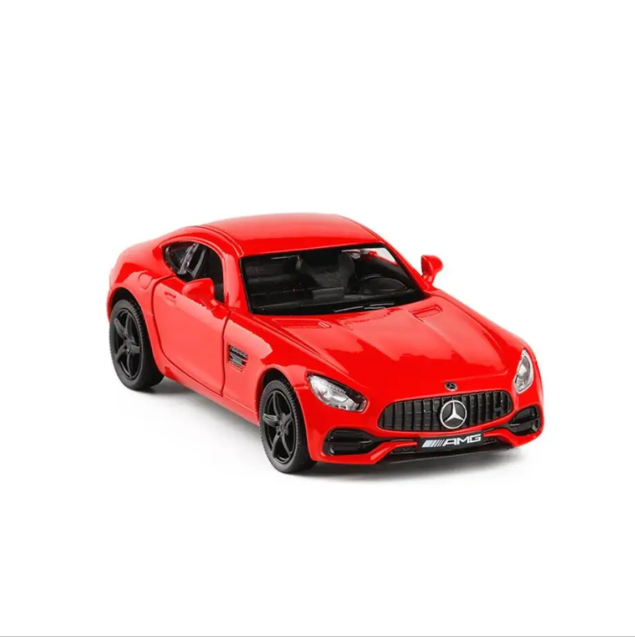 1:36 игрушечный автомобиль AMG GT C63 Coupe металлическая игрушка супермашина из сплава