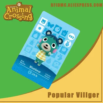

032 Bluebear Animal Crossing Card Amiibo for New Horizons