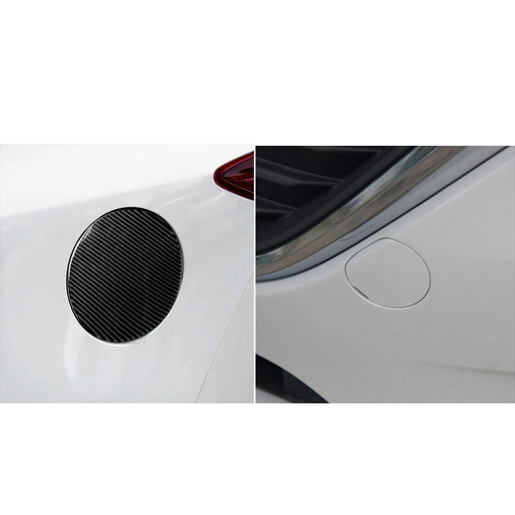 Замена для Mazda 3 Axela 2013- 4 шт./компл. автомобиля углеродного волокна крышка топливного бака отделка стикер