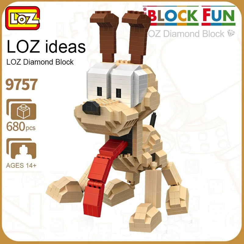 Фигурки героев мультфильмов LOZ 9757 9758 9759|Игрушечные кубики| |