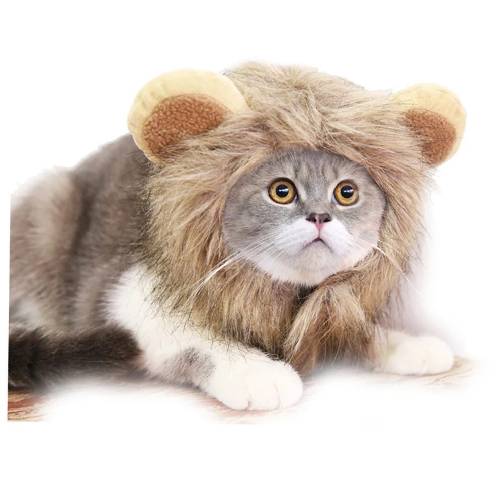 

1pcs Cute Lion Pet Protective Collars for Dogs Cats Wound Healing Protection Dog Cat Collars Anti-Bite Neck Cone Recovery Circle
