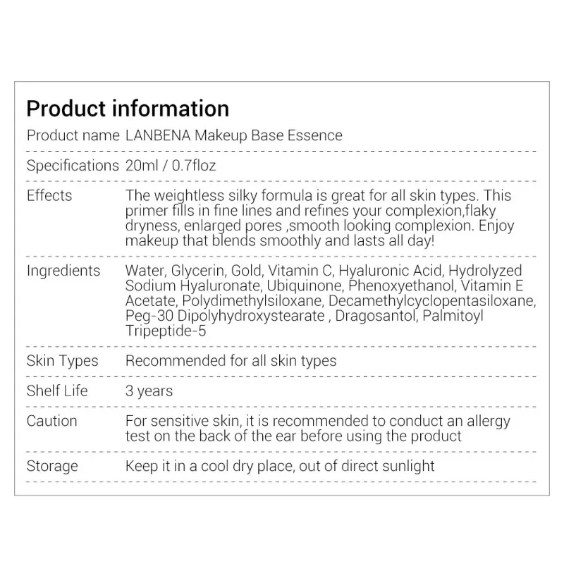 Makeup Primer Moisturizing Moisturizing Shrinking Pores Oil-control Makeup Gel Face Makeup Primer HOT