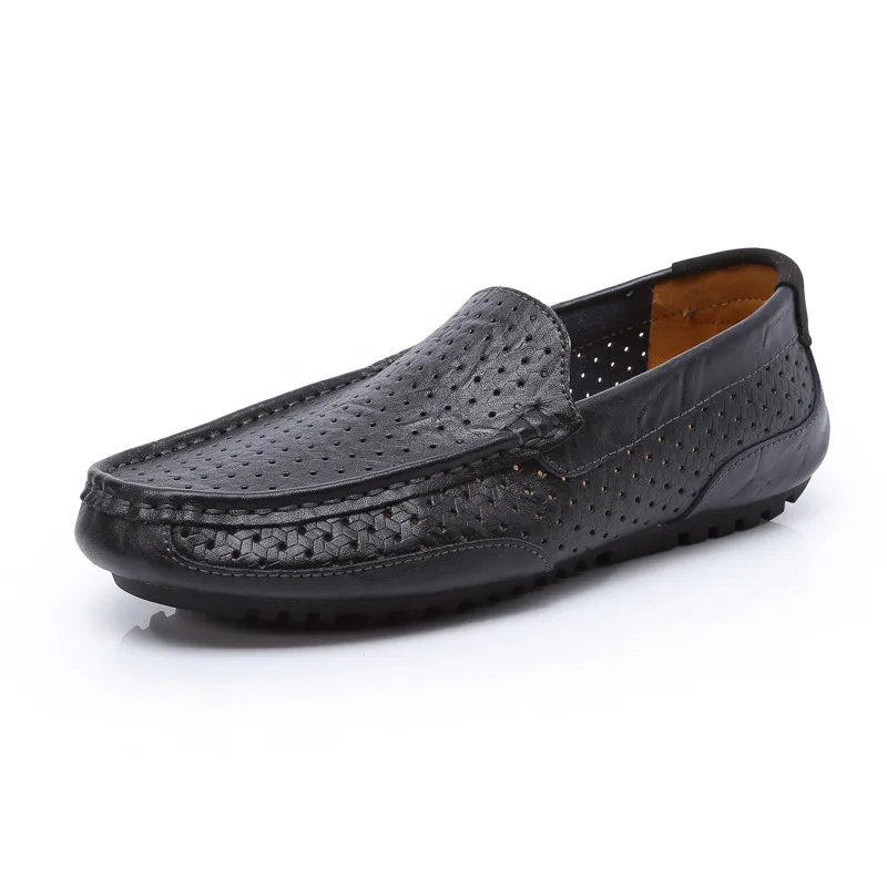 

Summer And Autumn Men Breathable Punching Peas Trendy Shoes Korean-style Casual Loafers England Formal Wear MEN'S SHOES