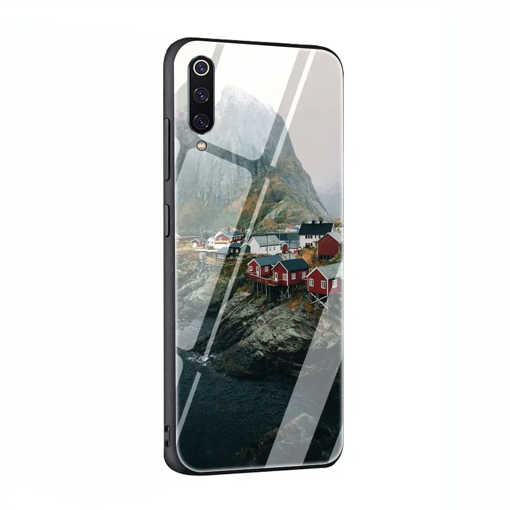 Норвегия дом закаленное Стекло крышка чехол для xiao Mi 8 Lite A1 A2 9 Redmi Note 5 6 7 Pro 6A 4X F1 - Цвет: G3