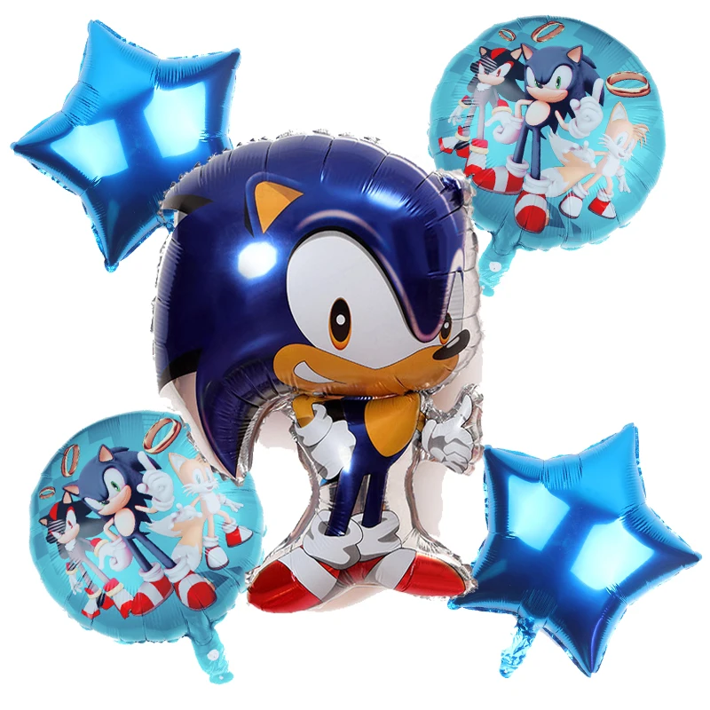 Новый звуковой воздушный шар еж воздушные шары дети супергерой Сега Поклонники