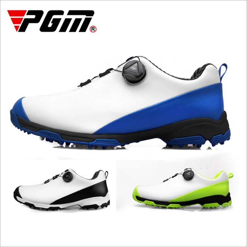 Pgm Golf Men's Shoes Waterproof Sports Shoe Knobs Shoelaces Breathable Slip  Resistant Sneakers Xz090 Wholesale - Golf Shoes - AliExpress
