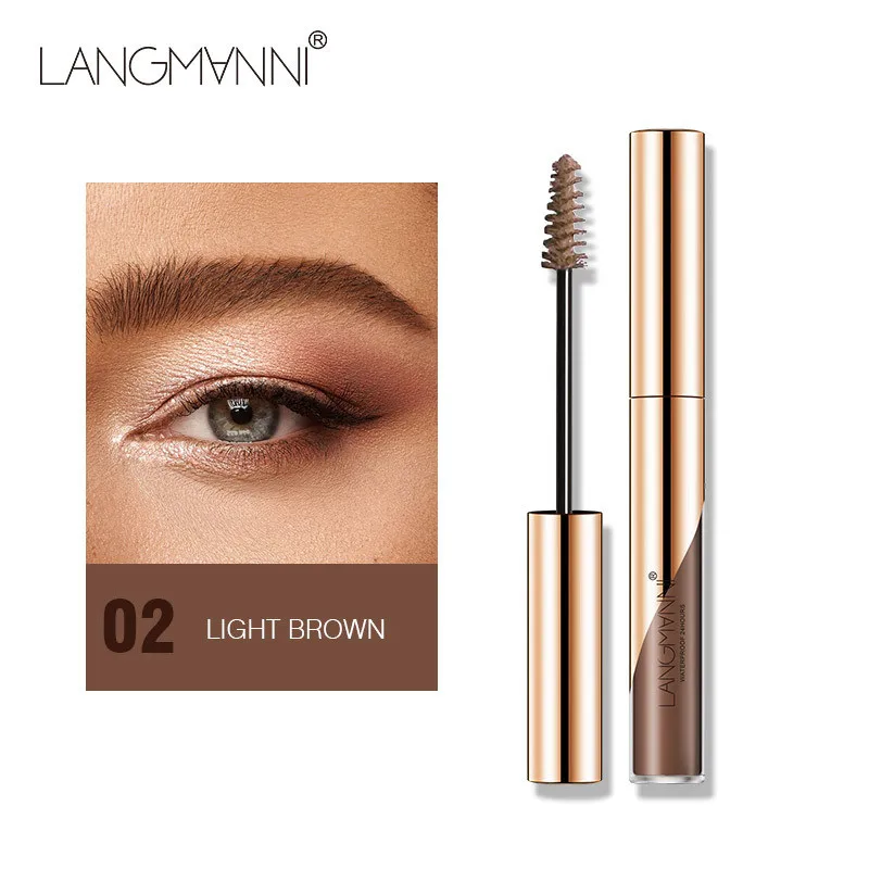 3D Feathery Brows краситель хна для бровей краситель гель водостойкий воск для бровей стойкий оттенок Тени Макияж КРАСКА косметика - Цвет: 02 GEL