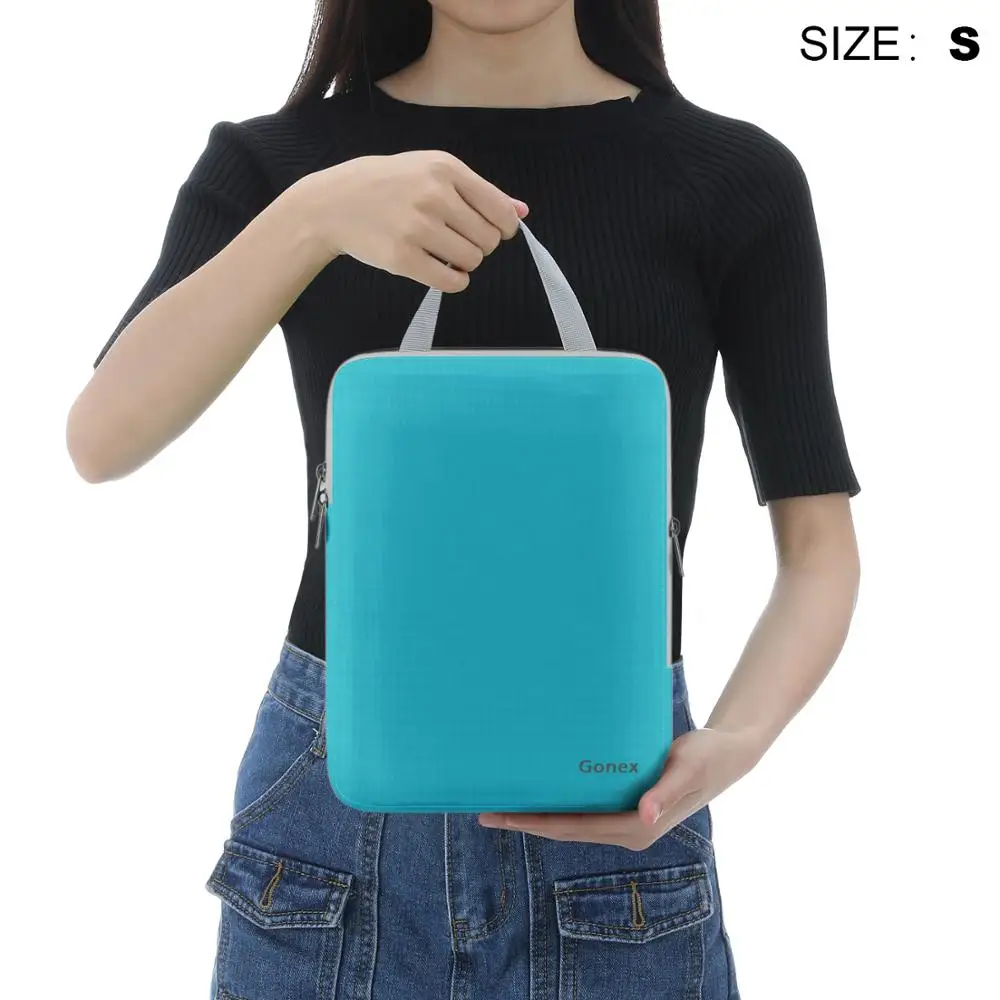 Beste Gonex 3 Stks set Reizen Opbergtas Koffer Bagage Organizer Opknoping Ziplock Kleding Compressie Verpakking Cubes Jongen Vriend Gift