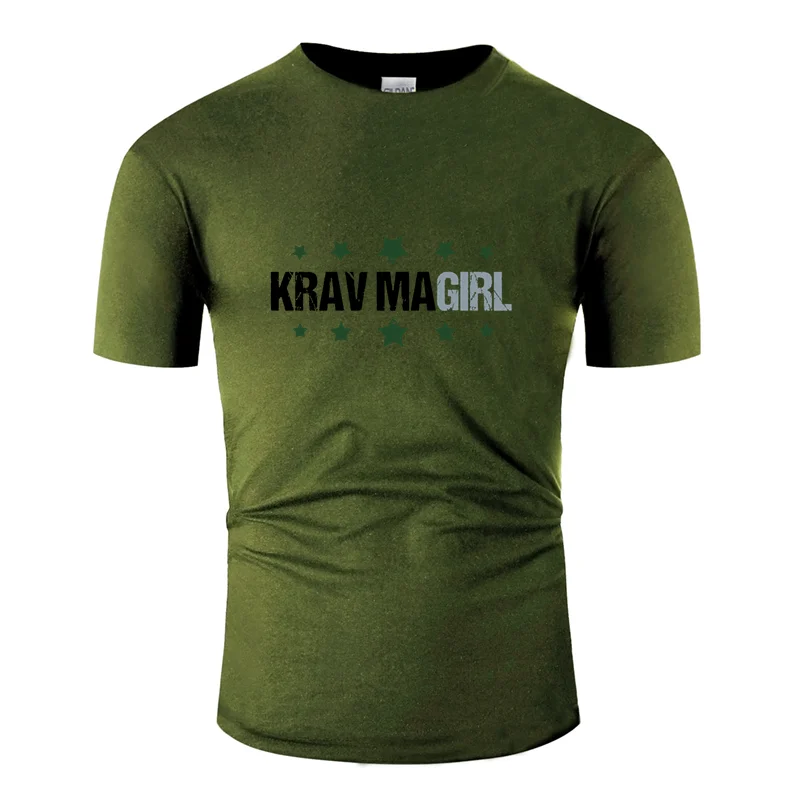 Дизайн krav maga girl krav magirl футболка для мужчин одежда с надписью Мужская футболка сумасшедшего размера плюс 3xl 4xl 5xl хип-хоп