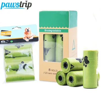 

Biodegradable Dog Poop Bags Pet Dog Waste Bags Zero Waste Poop Bags Dog Cat Clean Up Refill Garbage bag For Dogs Accessories