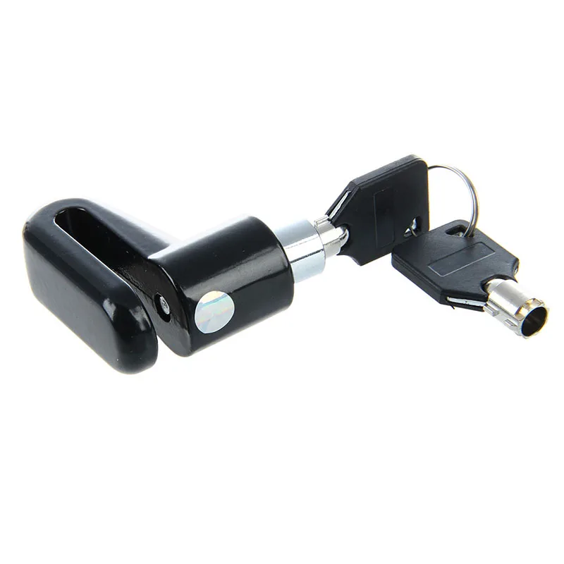 

Motorbike Bicycle Bike Cycling Disk Brake Wheel Lock Biker Security Black 2 Keys