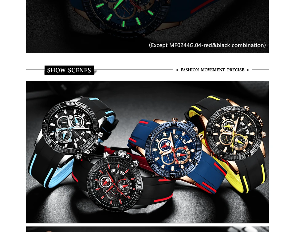 MINI FOCUS quartzhorloge voor heren Waterdicht_voghion.com