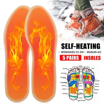 

5 Pair / 10 Pair Self-heating Heated Insole Women Men Winter Insoles For Shoes Boots Foot Heater Constant Temperature Pads