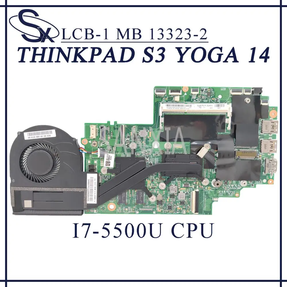Материнская плата KEFU для ноутбука Lenovo ThinkPad S3 YOGA 14 оригинальная материнская 13323-2 PM
