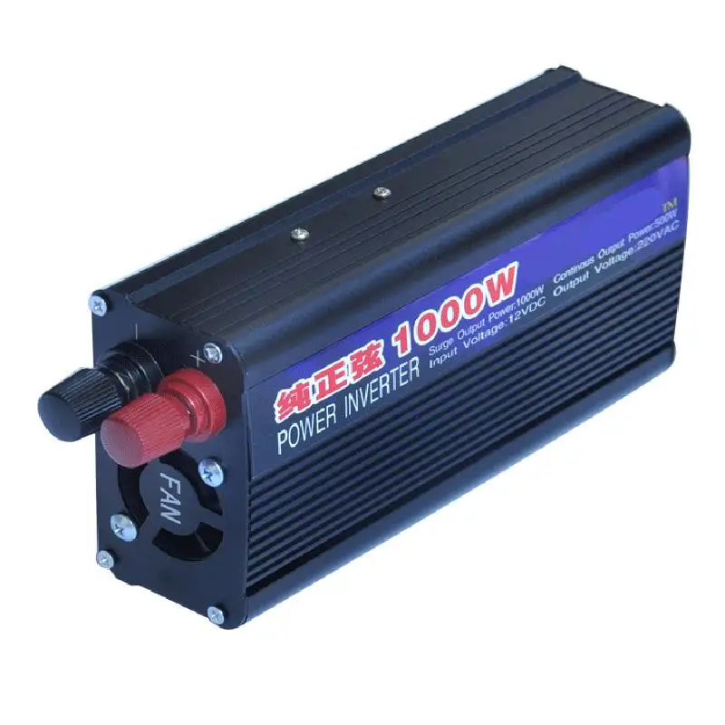 Горячая 1000 Вт 50 Гц Чистая синусоида Инвертор DC12V/24V к AC220V усилитель конвертера