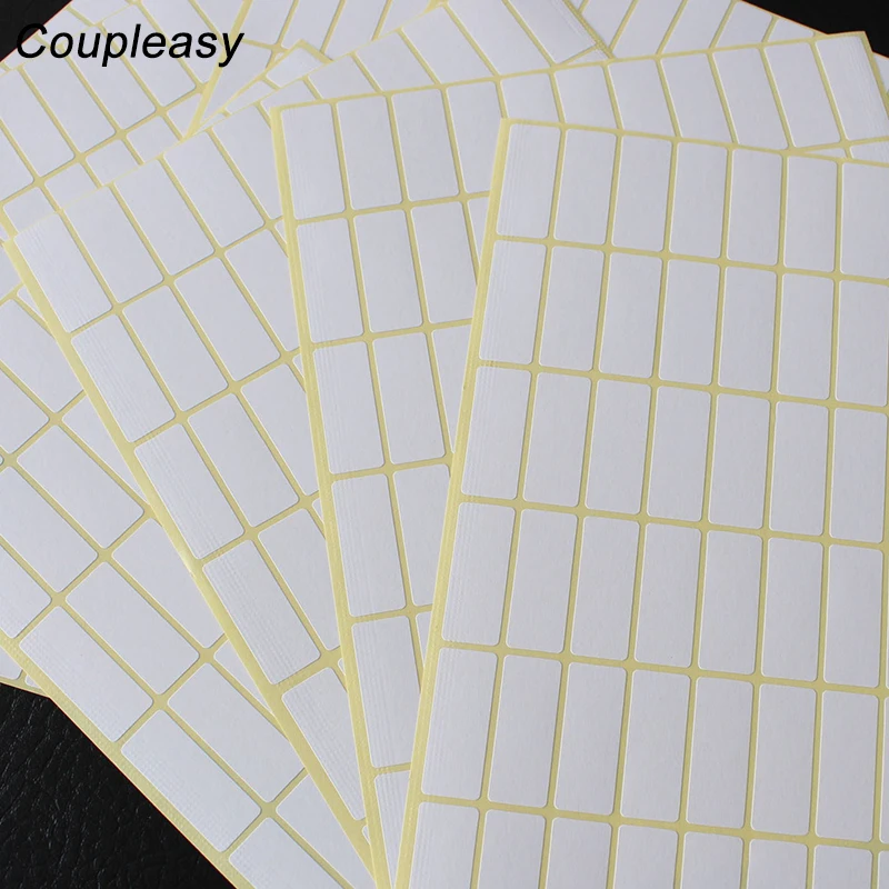 15 Sheets 1680pcs White Rectangle Blank Stickers Small White Sticky Labels Price Stickers Tags Blank Self Adhesive Stickers - Stationery Sticker - ...