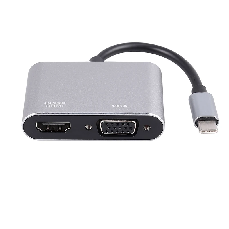 USB 3,1 type C к VGA многопортовый адаптер USB C к HDMI 4K конвертер UHD порт концентратор