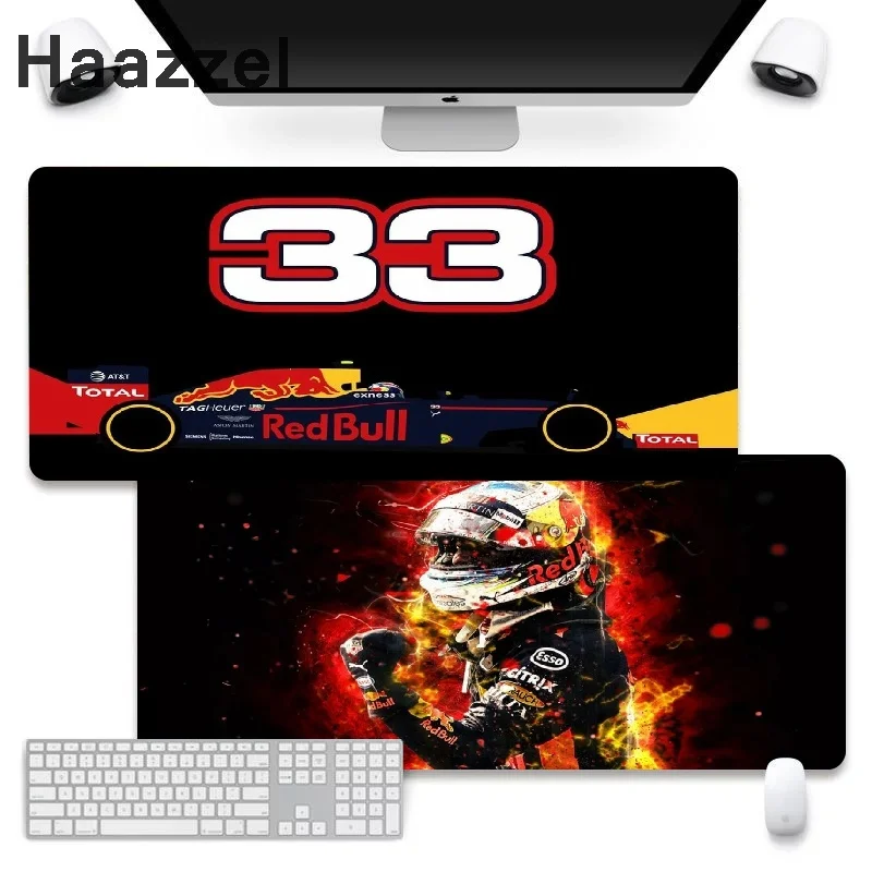 F1 Racer 33 Number Mouse Pad Art Table Mats Office Carpet Desk Mat Black Big Mousepad Rubber for Computer | Компьютеры и офис