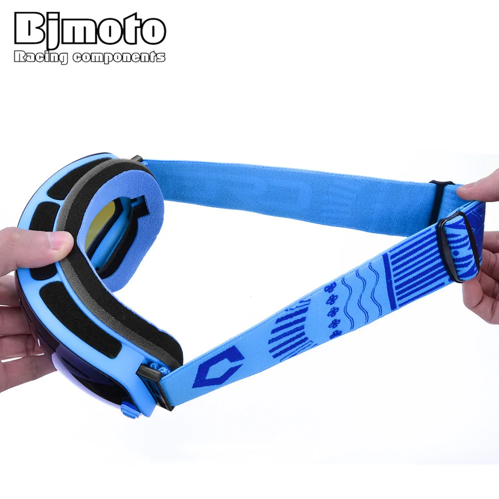 Bjmoto снег сноуборд очки Анти-туман катание на лыжах googles зимние очки лыжные гибкие очки снежные очки для внешнего спорта