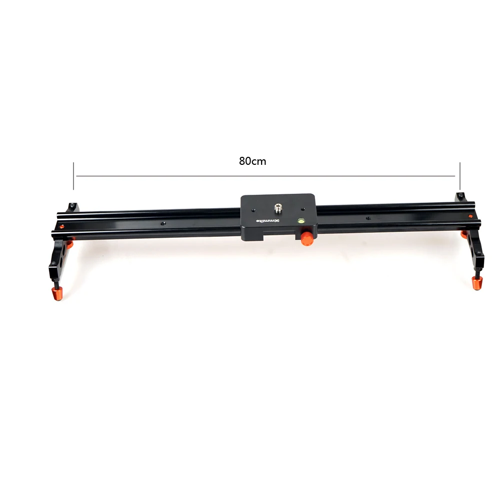 CS-SL II 80 COMMLITE CS-SL II 60/80/120 скользящая подставка видео тележка-слайдер Dolly Slider Видео стабилизатор Системы 120 см для всех фотоаппаратов и видеокамер - Цвет: CS-SL II 80