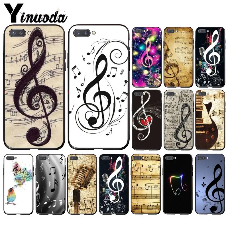 Чехол Yinuoda для телефона с надписью I love old Music Музыкальная нота и уровнем спектра