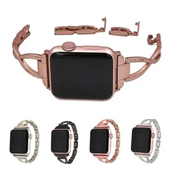 

Stainless Steel Y Shape Wristband Strap for iWatch 1/2/3 38mm/42mm Smart Watch Wrist Bracelet Strap for Apple Watch 1/2/3