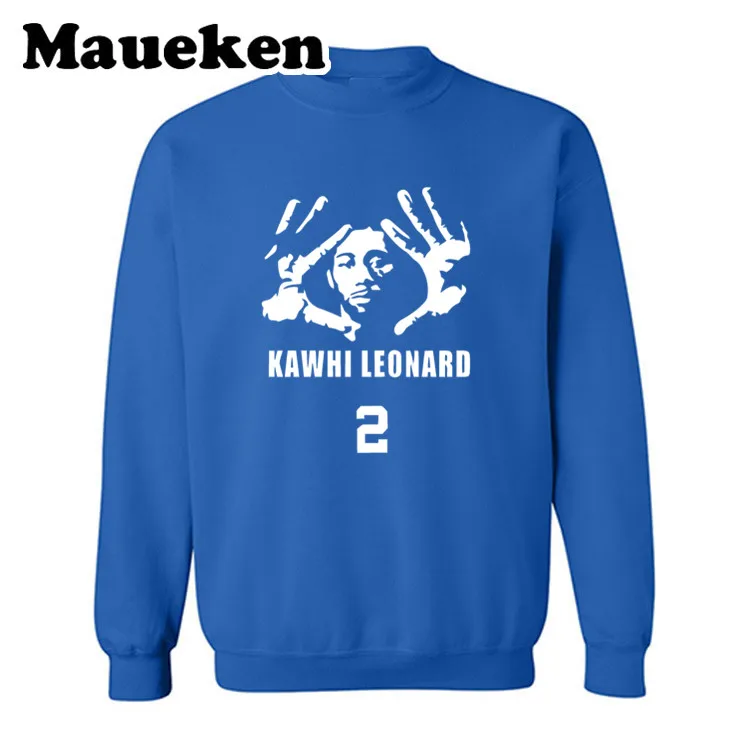 Мужские толстовки MVP Kawhi Leonard 2 KLAW kawaii Los Angeles KL2 толстовки толстые с круглым воротником Зимние W19101128