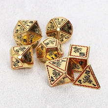 Dnd novo jogo de dados dnd dados jogo de tabuleiro dragão e dungeon dados rpg d20 dados de metal conjunto de dados dnd dados presente saco de dados d & d conjunto de dados
