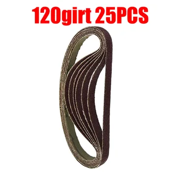 

25pcs 330 X 10mm 60-120grit Sander Sanding Belts Grinder Woodwork DIY For Wood/Paint