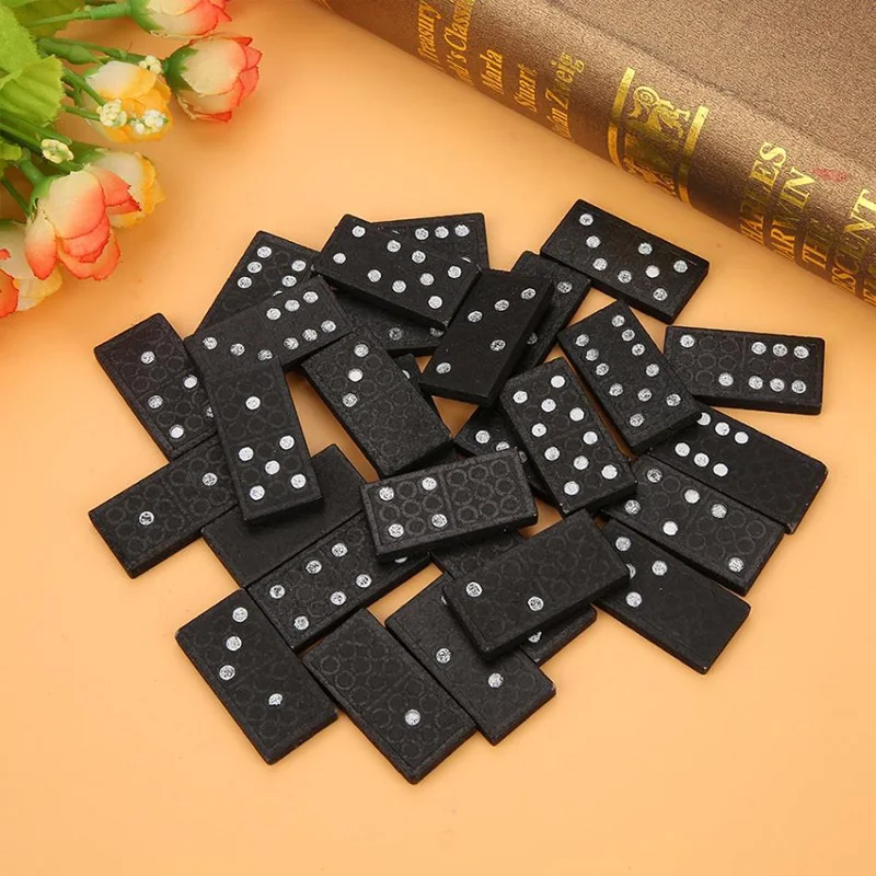 28 шт./компл. деревянное домино настольные игры игрушки домино путешествия забавная настольная игра детские развивающие игрушки для детей Подарки