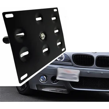 

Bumper Tow Hook License Plate Frame Mount Bracket Holder For BMW E39 E46 E90 X5 X6 328i 528i